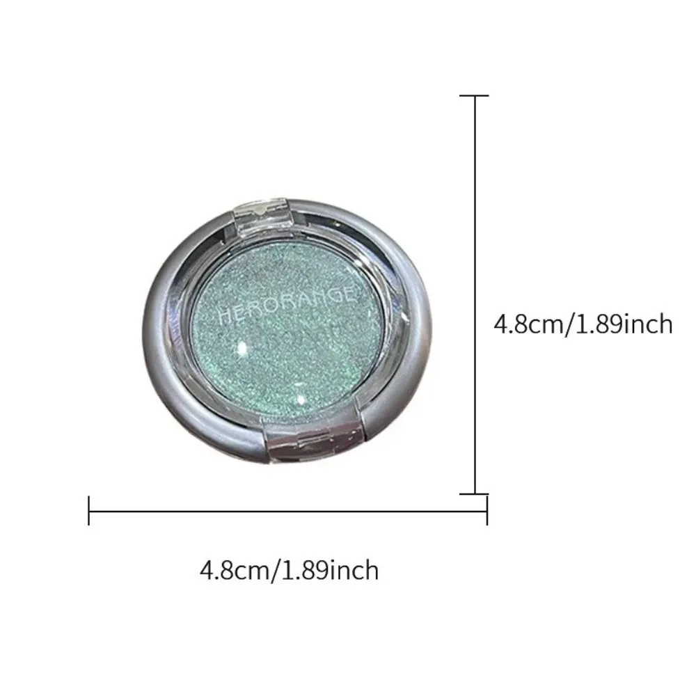 Paleta de sombras de ojos monocromáticas con purpurina de diamante, resaltador duradero con lentejuelas, brillo resistente al agua