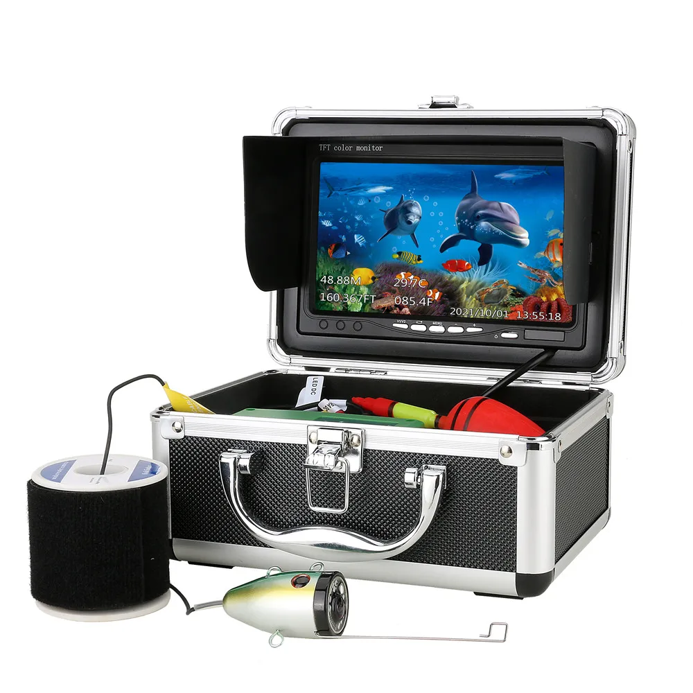 

Factory Wholesale 7 Inch 15m Underwater Fishing Video Camera Fish Finder Waterproof Fish Finder Underwater Fishing Camera