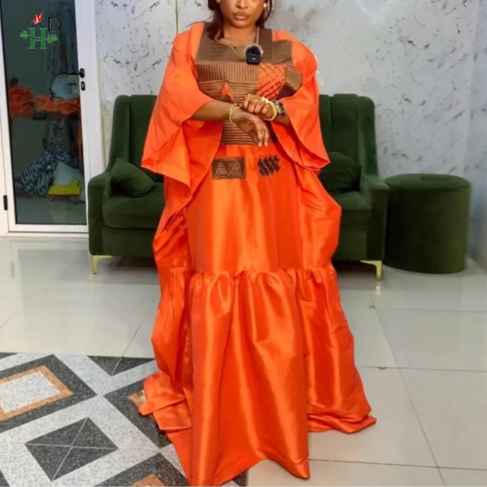 

H&D African Dresses For Woman Turkey Dress Musilm Gown Plus Size Wedding Party Kaftan Boubou Robe Christmas Africa Clothing New