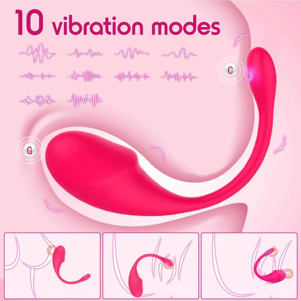 جهاز هزاز لتدليك الجسم الحب البيض البظر محفز الاستمناء G بقعة كرات المهبل App التحكم تهتز البيض الجنس لعب الكبار النساء #5