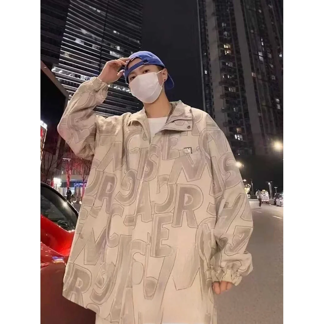 

Men's Corduroy Jaet Spor High Street Versatile Autumn Winter Faionable Streetwear Men's Sport Coat Casual Outerwear