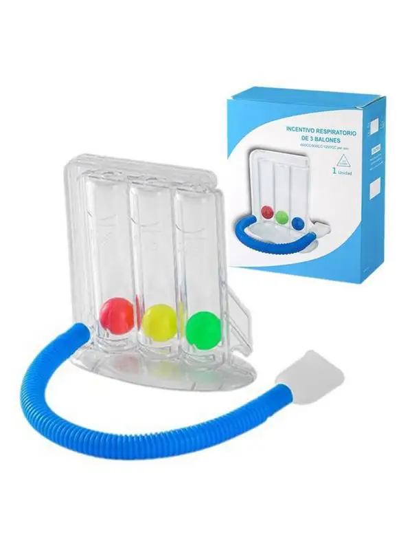 3 Balls Exerciser Spirometry Training Breathing Training Surgical Rehabilitation Exerciser Lung Function Improvement Trainer