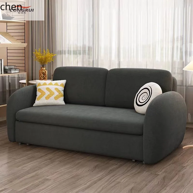 HXL Dual-purpose Sofa Bed Multi-functional Retractable Living Room Bedroom double Bed