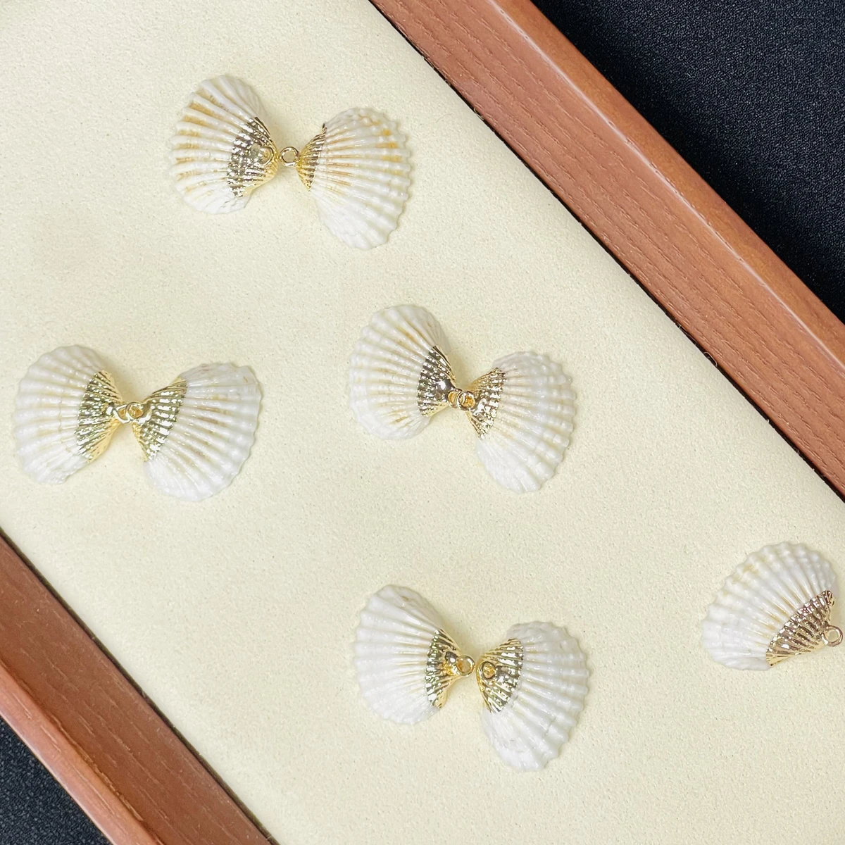10pcs Natural Freshwater Shell Pendant 10-15mm White Shell Charms For Jewelry Making DIY Necklace Earrings Accessories Wholesale