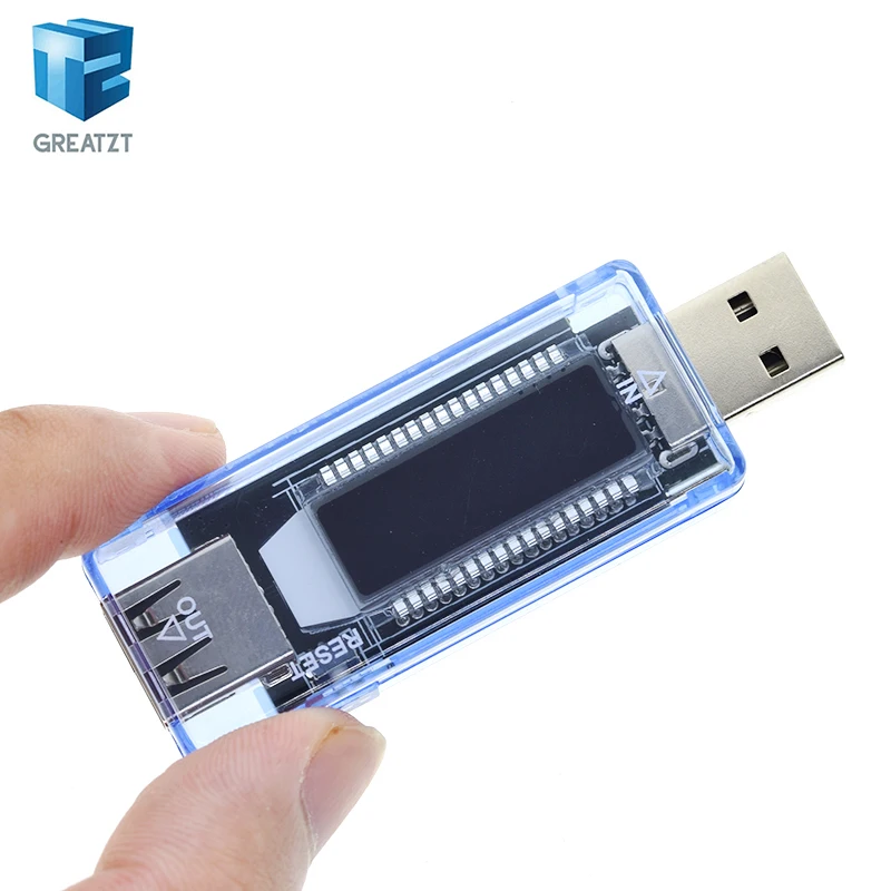 USB Tester Current Voltage Charger Capacity Tester Volt Current Voltage Meter Time Display Mobile Power Detector Battery Test image 3