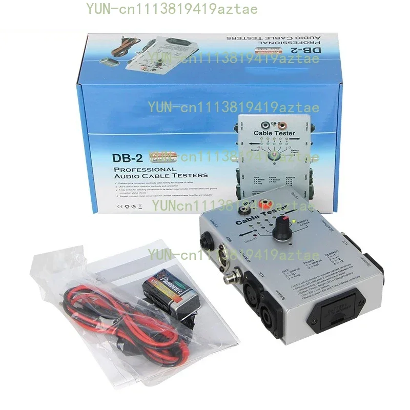 DB-2 Line Tester Audio Cable Signal Test Instrument Audio Engineering Line Tester Multi-Function Line Tester