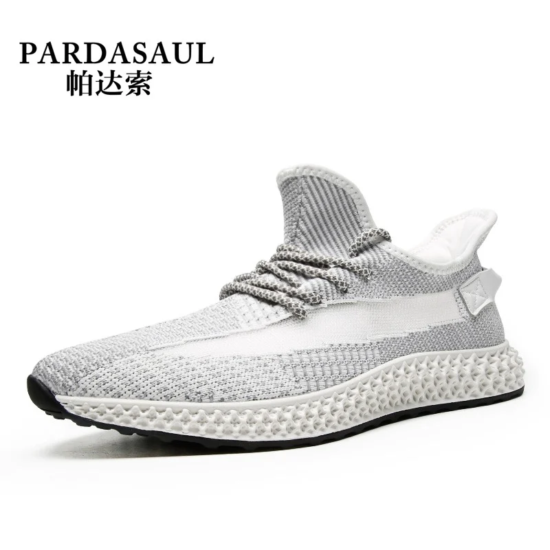 

Casual and versatile couple summer breathable trendy fly woven shoes PB90237