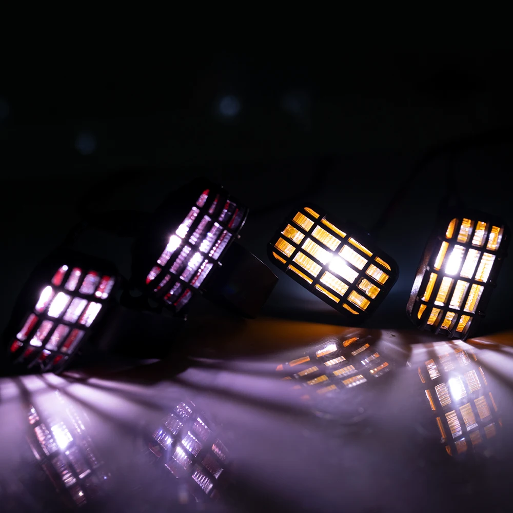 AXSPEED 1 مجموعة LED أضواء المصابيح الأمامية الأضواء ل TRX-4 TRX-6 محوري SCX10 90046 الشبح 1/10 RC قطع غيار السيارات الديكور اكسسوارات