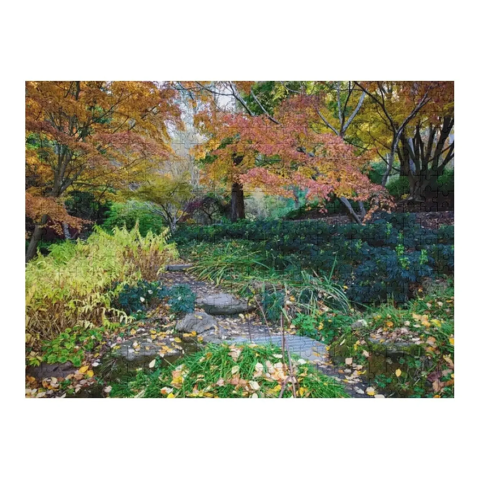 

Autumn Garden Jigsaw Puzzle Custom Photo Personalized Photo Gift Puzzle