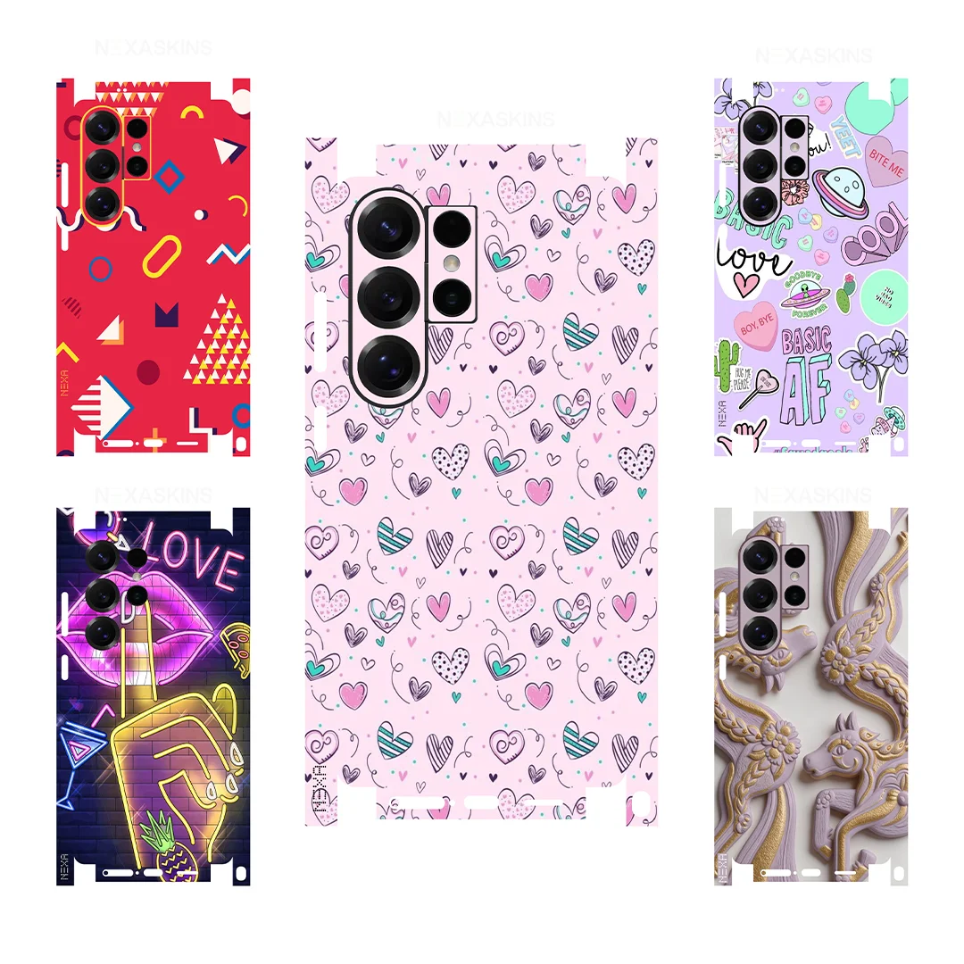 

Защитная пленка-наклейка для Samsung Galaxy S24 S23 S22 S25 Ultra S26: ультратонкая пленка-наклейка на заднюю панель и экран