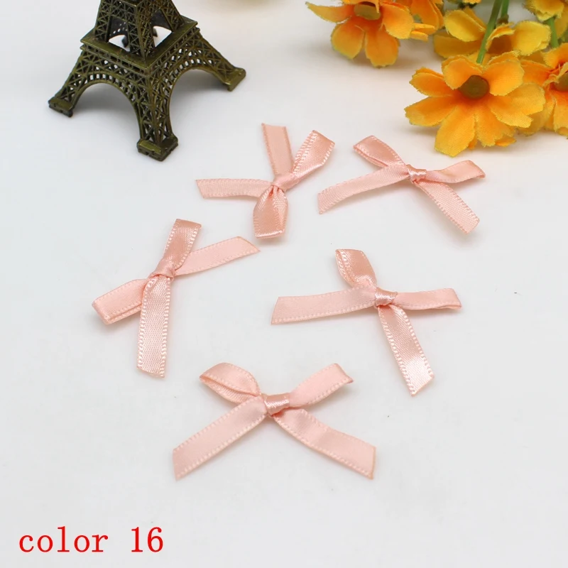100 Stück oder 200 Stück 20–30 mm Bandschleifen, kleine Größe, Satinband, Schleife, Blume, DIY, Basteln, Blumen, Schleifen, Geschenk, Basteln, Dekoration, Upick – Detail 21