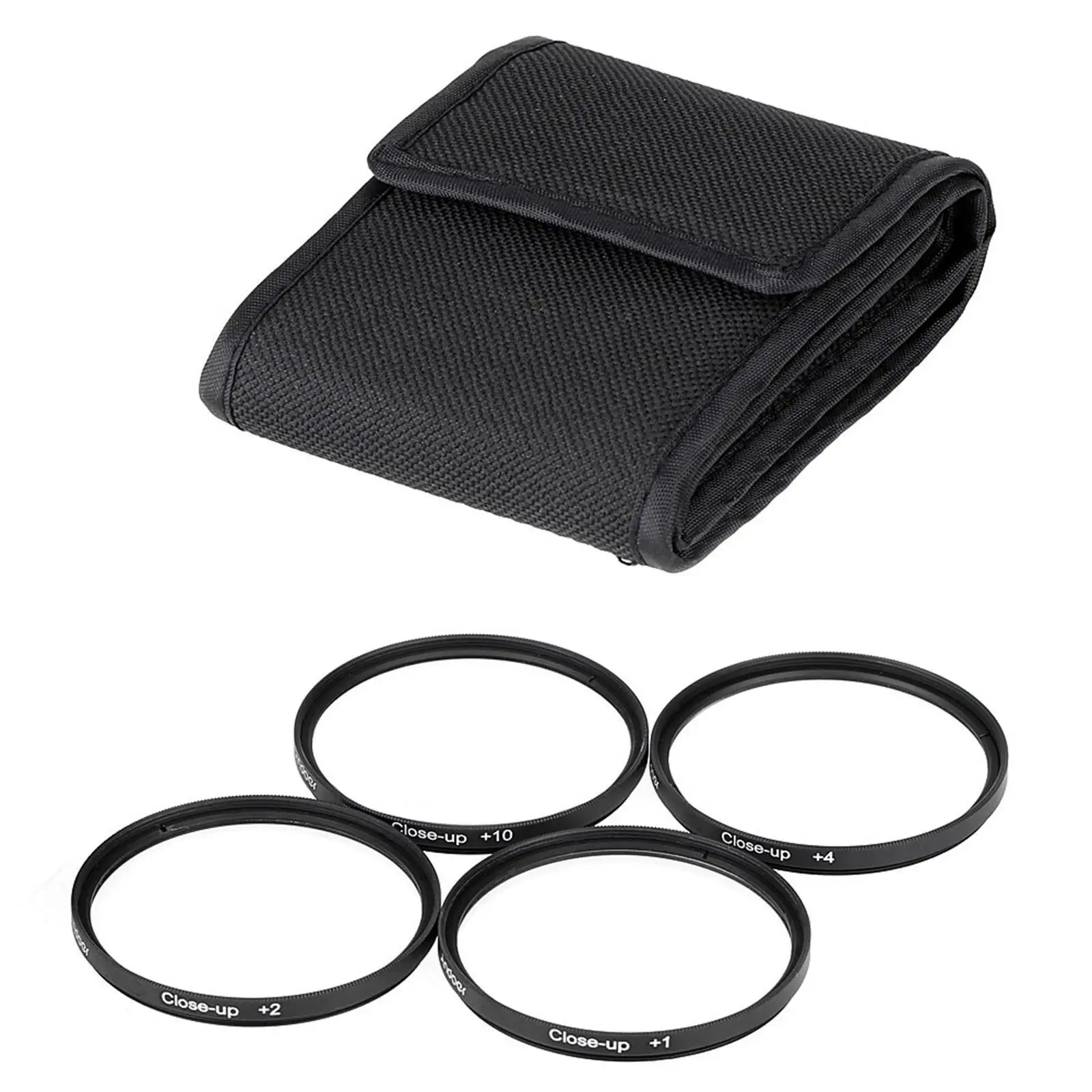 Close-up Filter Kit +1 +2 +4 +10 Lens Set for Digital Cameras 40.5mm