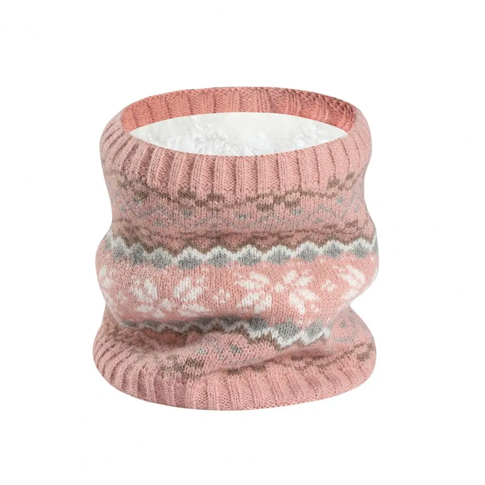 Gorro forrado de lã unissex, conjunto de polainas elásticas para pescoço, gorro de inverno, cachecol, conjunto de luvas com decoração de bola de