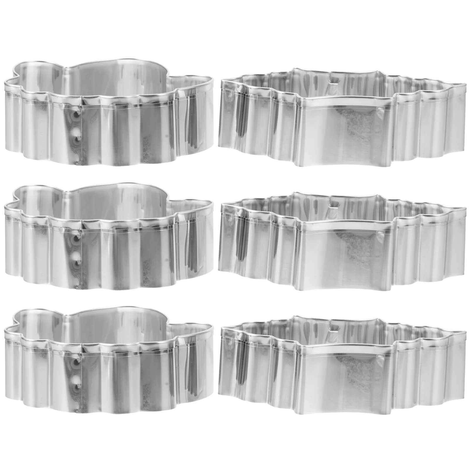 

6Pcs Lantern Cookie Molds Stainless Steel Reusable DIY Cookie Cutter Fondant Chocolate Baking Tool Kitchen Supplies