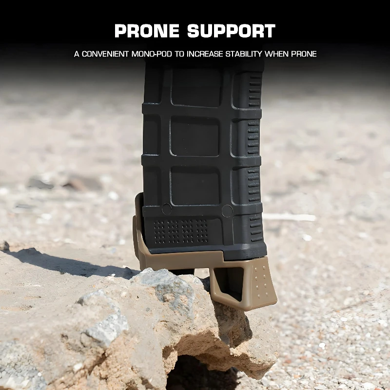 

Magazine Adapter Base Plate for GBB Airsoft PMAG Style Magazines Quick Pull Floor Plate Integrated Adjustment Tool