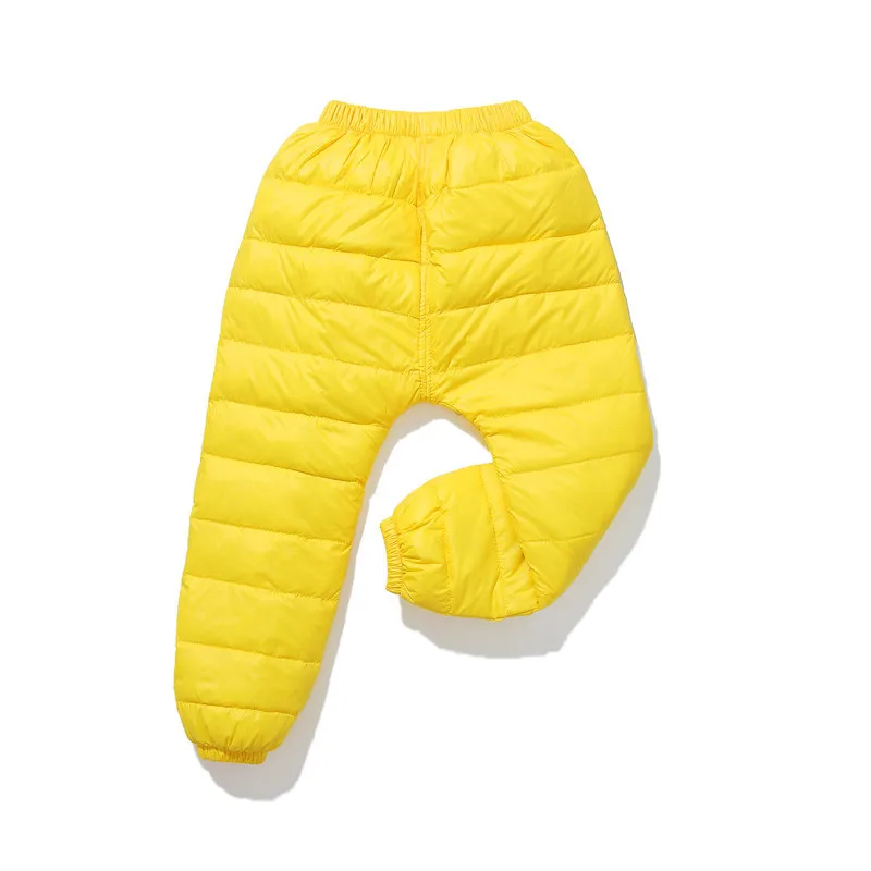 Winter Boys & Girls Down Cotton Trousers 2-10Years Old Thick Warm Pants Baby Trousers Children Sweatpants Cotton-Padded Snowsuit