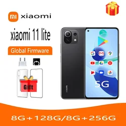 Global firmware 5G Xiaomi 11 lite zoom Smartphone Snapdragon780G 64MP AMOLED Full Screen 90HZ used phone