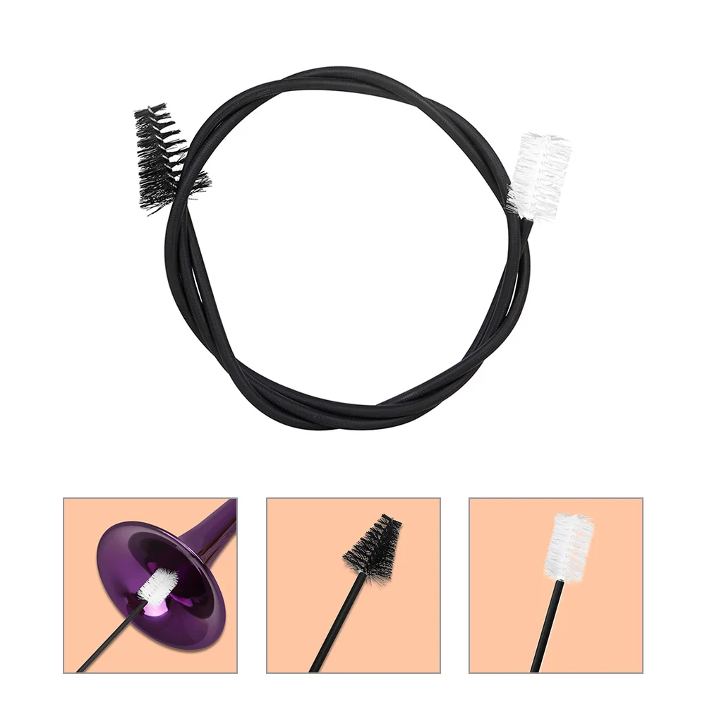 

Double Sided Bristle Saxophone Brush Flute Maintenance Tool Instrument Care Brush For Small Tenor Saxophone Durable