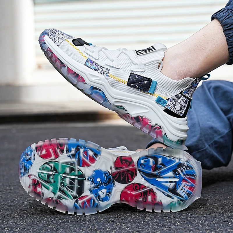 

Men's Shoes 2025 New Autumn Trendy Brand Torre Men's Thick Sole Increased Casual Flow Reflective Sports Running Trendy Shoes