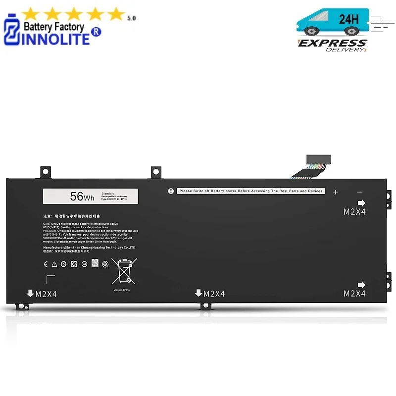 RRCGW Battery for Dell XPS 15 9550,Precision 5510 5520 5530 Series Notebook for SSD & HDD 62MJV 062MJV 0RRCGW M7R96 P56F 5D91C