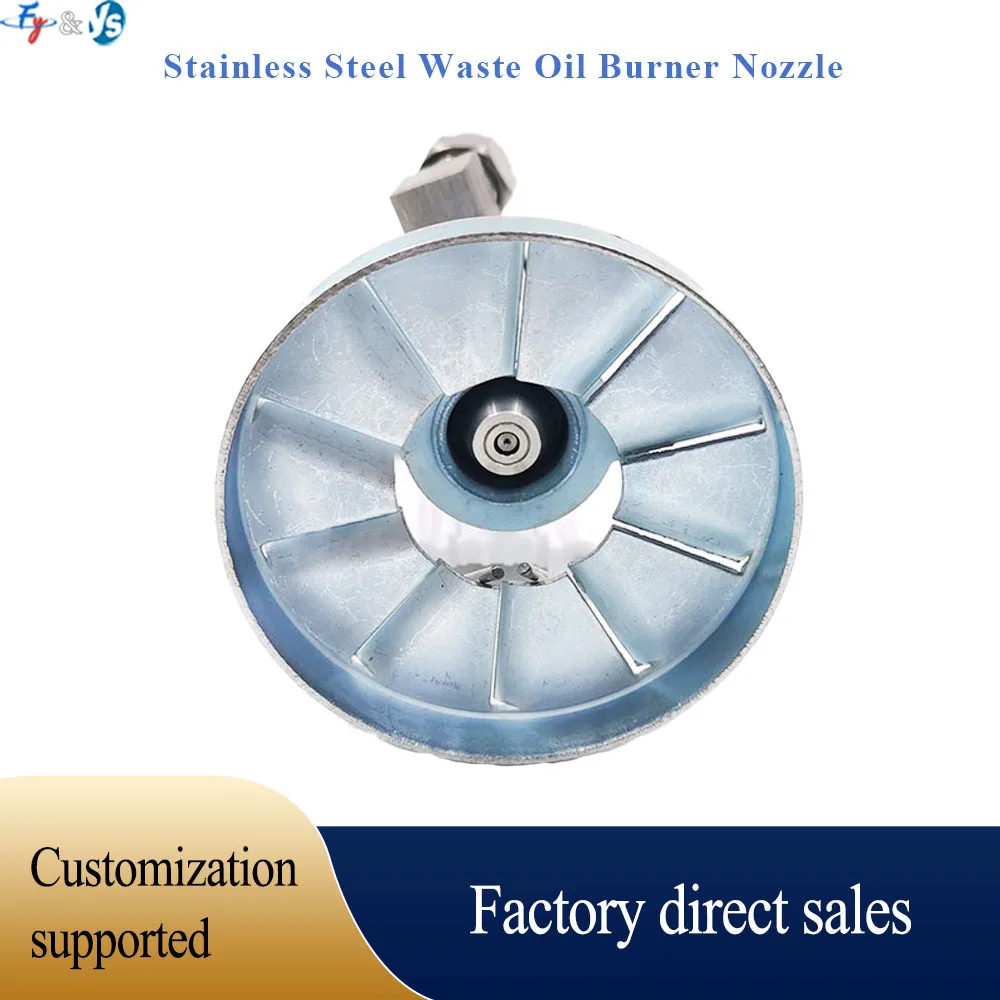 0.3-4.0mm Stainless Steel Waste Oil Burner Nozzle Burner Siphon Full Cone Nozzle for Boiler Combustion Diesel Heavy Oil Nozzle
