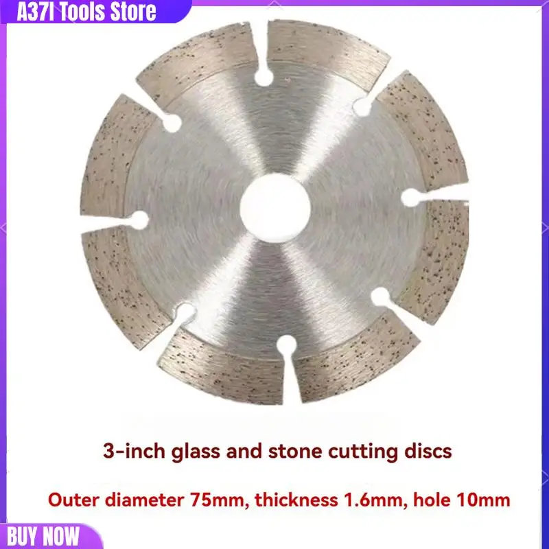 

6Pcs 75Mm Cutting Disc For 10Mm Bore Angle Grinder Metal Circular Saw Blade Flat Flap Grinding Wheel Sanding Pads Tool-[A37I]