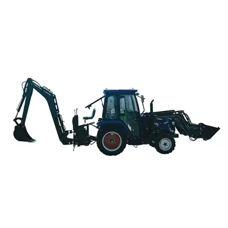 40hp 50hp tractor with front end loader and backhoe customized