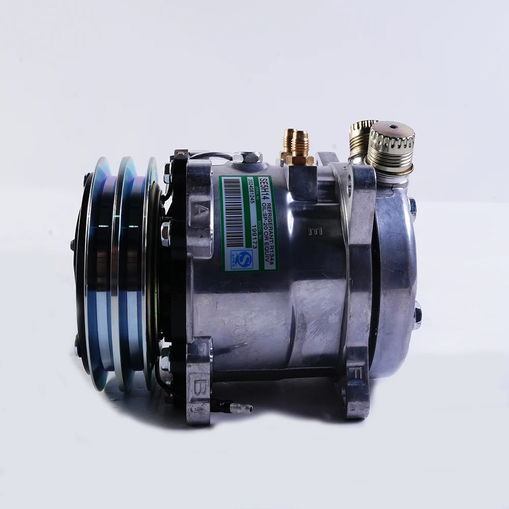

A/C Compressor For Fiat New Holland Tractor TN55D TN55S TN60DA Case Tractor JX1060C JX1070C 5176185 5811103 1106-7033 1706-7004