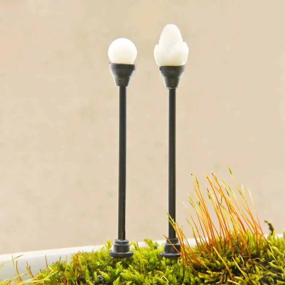 Plastic DIY Garden Decoration Craft Fairy Artificial Lamp Street Lamp Landscaping Miniature Lamp