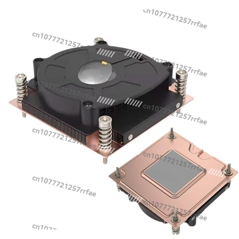 V12 1U Ultra-thin VC Soaking Plate Server All Copper 1700 1200 115X Side Blow Turbo Fan