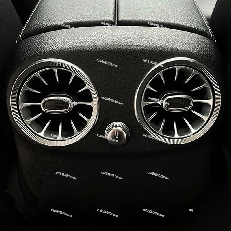 

For Mercedes-Benz A-Class W177 2019-2024 64 Colors Rear Air Conditioner Outlet LED Ambient Light Lamp Turbine Air Vent