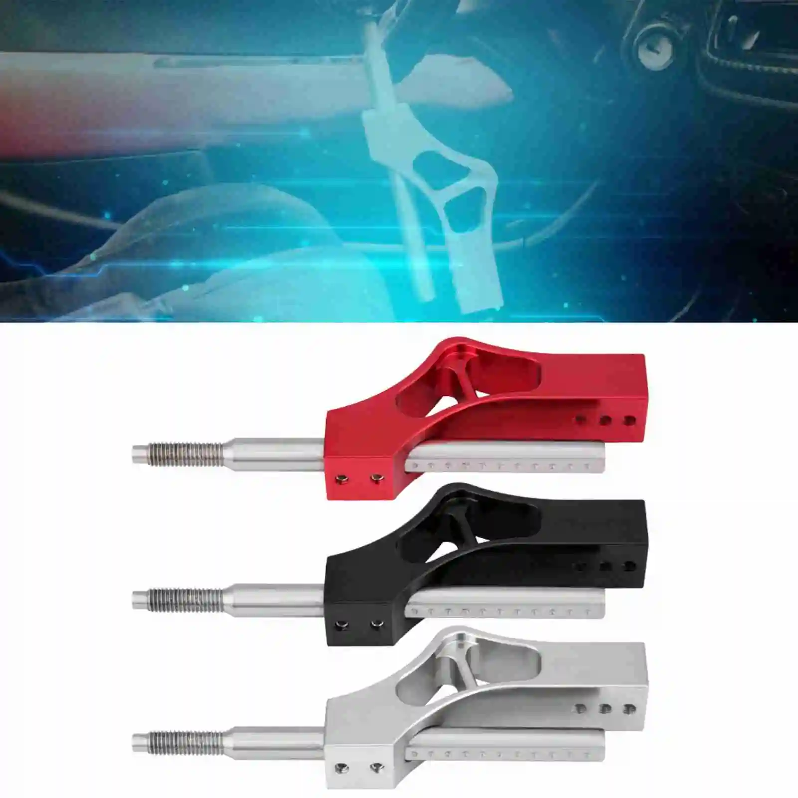 قابل للتعديل رافعة تحول رافعة تحول تمديد سيارة الفولاذ المقاوم للصدأ قابل للتعديل ارتفاع رافعة تمديد لمقبض التحول اليدوي #1