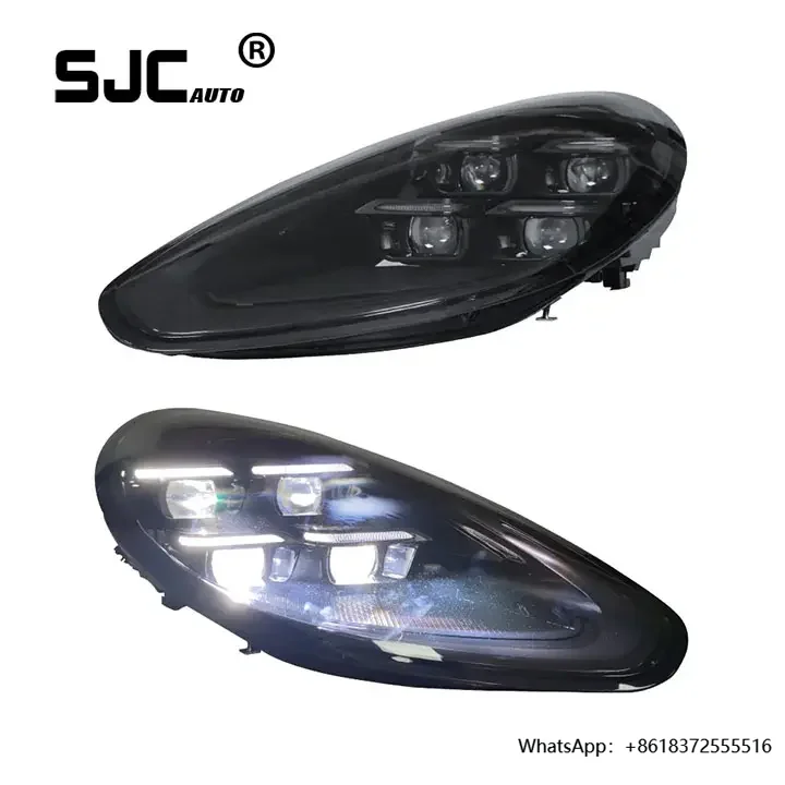 

SJC Auto Car Accessories LED Headlights for Porsche Panamera 970.1 970.2 Headlights Assembly 14-18 Upgrade to 2024 New Style