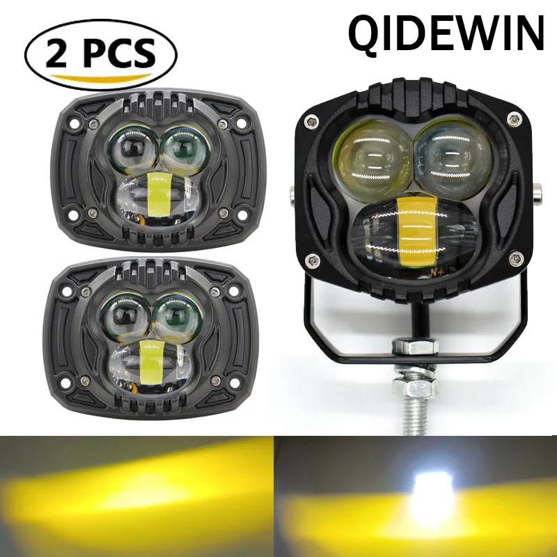 

3 Inch LED Pods Light Hi-lo Beam Led Work Fog Driving Lights Bar for Motorcycle ATV UTV SUV Off Road 4x4 Boat Truck 12V 24V