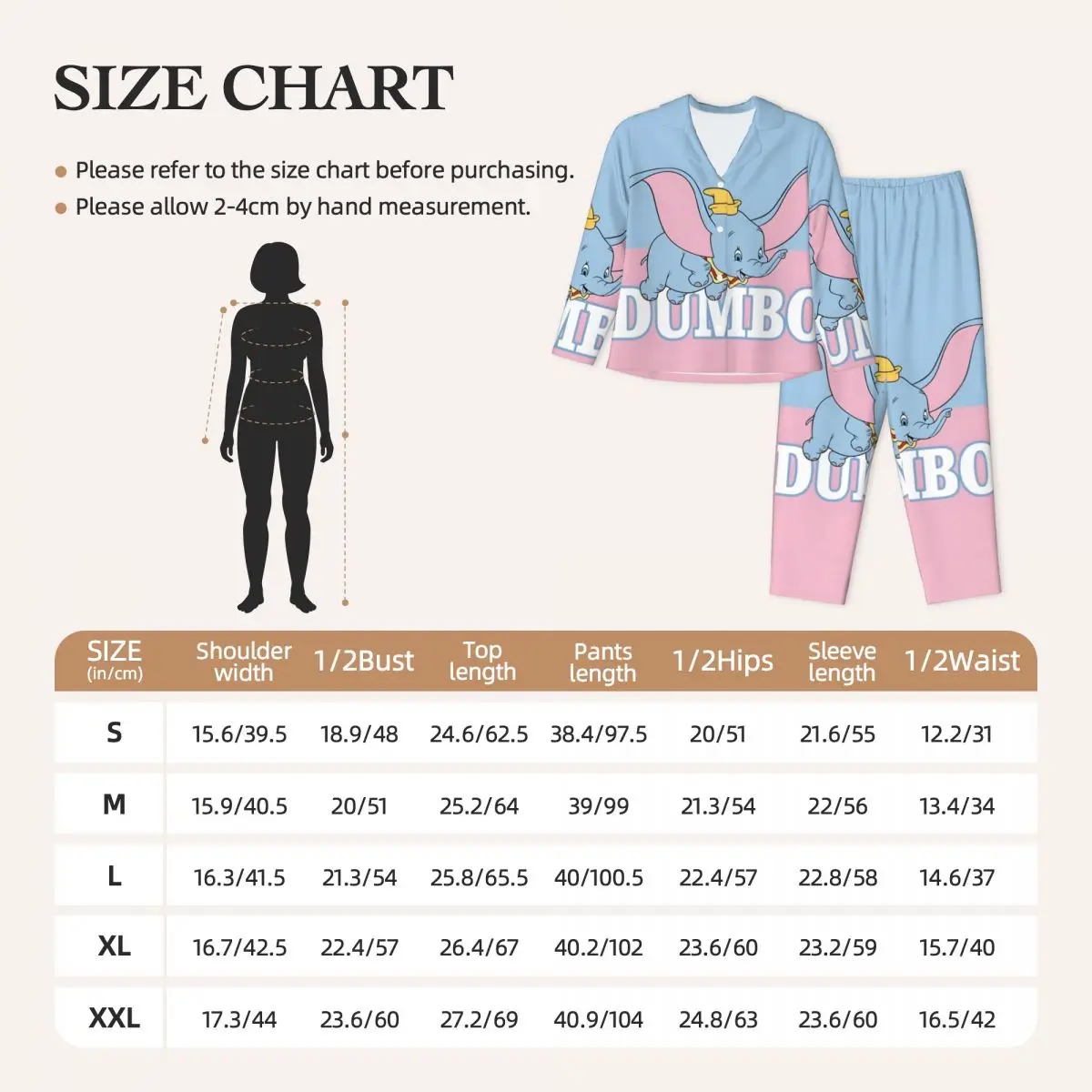 D-umbo Women's Pajamas Sets Woman 2 Pieces Pajamas Female Couples Loungewear Suit Home Clothes