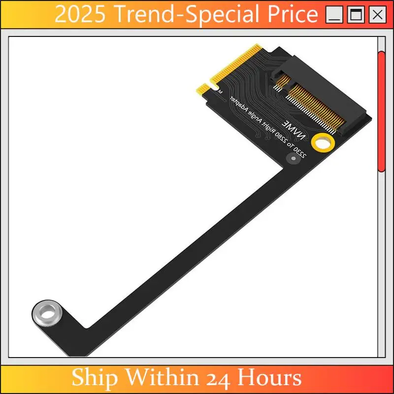 

CHYY Top For Rog Ally SSD Adapter Converter Transfer Board M.2 Nvme PCIE4.0 90° M.2 Transfercard For Rog Ally Handheld Transfer
