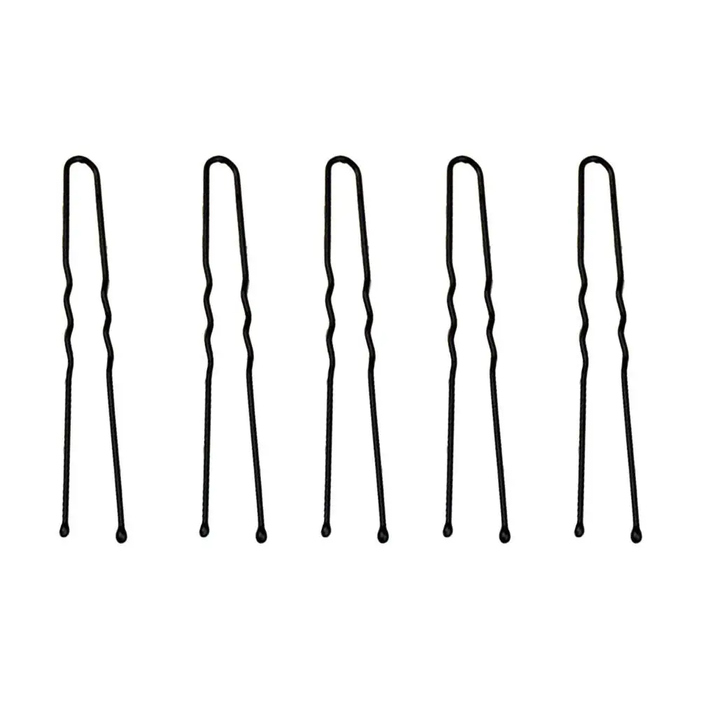 

100 Pcs Hairpin Shaped Hairpins Stainless Metal Clips U Shaped Hair Clips Women Wedding Hair Accessories Styling Tools