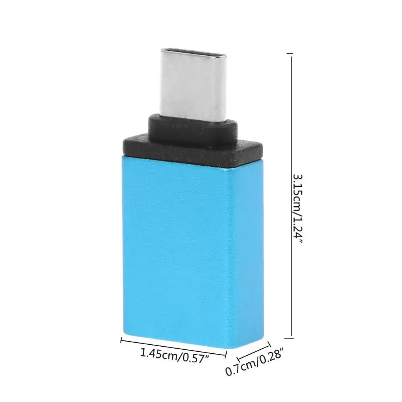 Tipo C Macho para USB A Feminino Adaptador Conversor USB 3.1 OTG Para