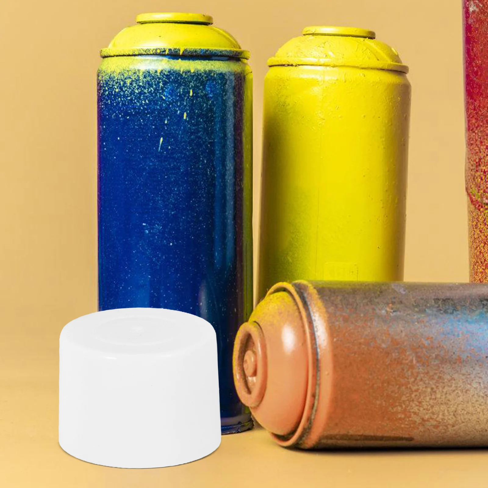 

10pcs Spray Paint Can Cap Double Layer Lid Cover Replacement Nozzle Seal Cleaning Agent Home Factory Auto Repair
