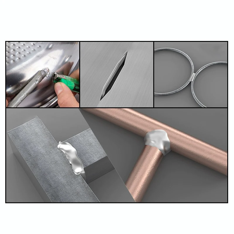 

3/6 шт., низкотемпературные легкоплавкие сварочные стержни, медный утюг, паяльник, алюминиевые ремонтные отверстия, наборы агентов для припоя