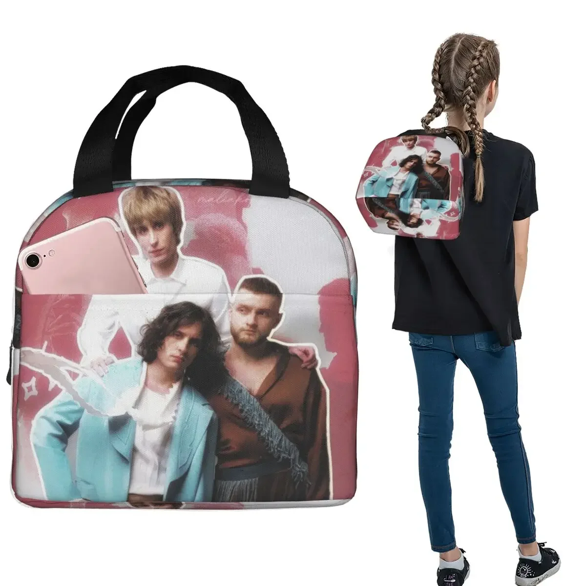 

Термосумка для обедов Ziferblat Bird Of Prey Ukraine Eurovision 2025 для женщин и детей, портативный контейнер для еды, термосумка-тоут