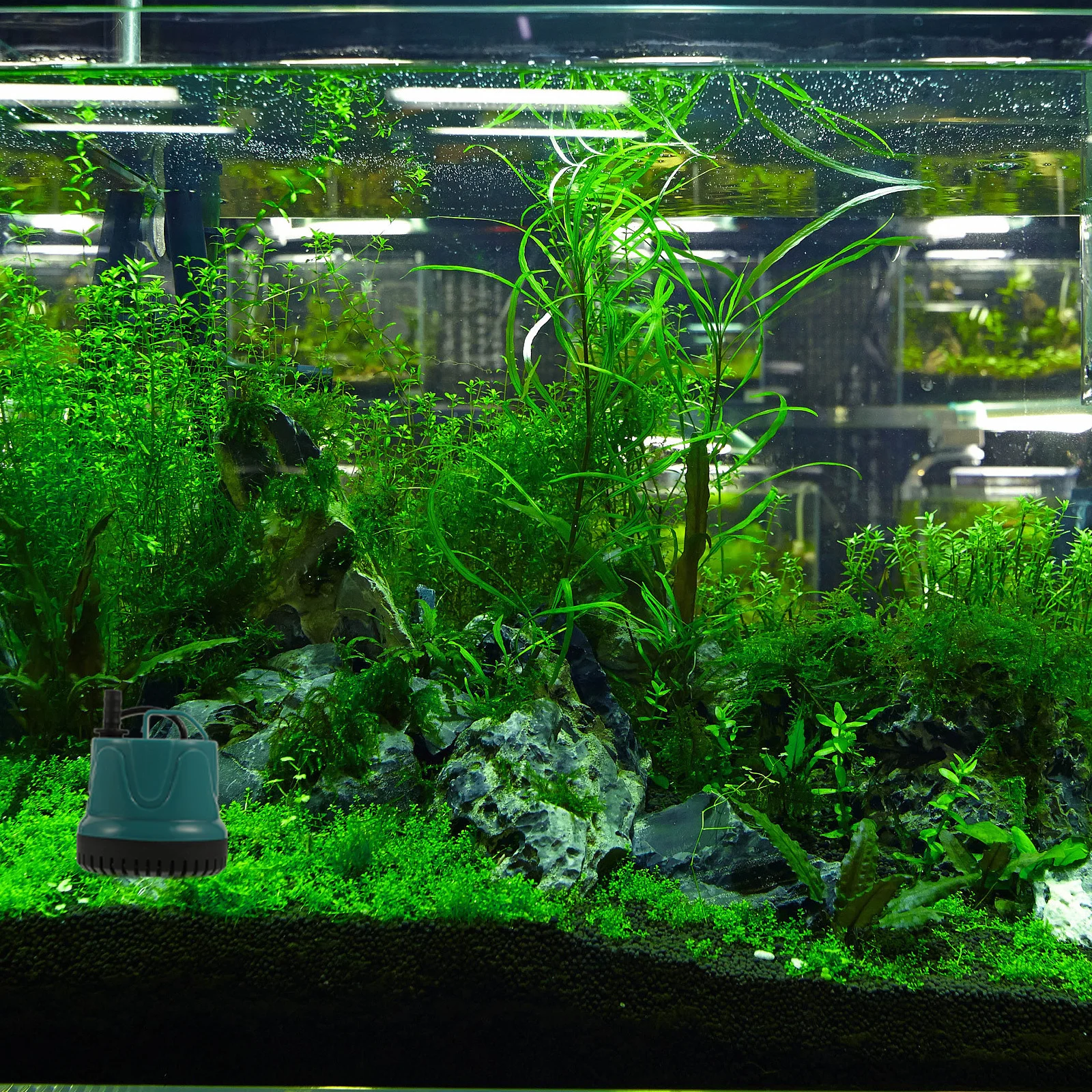 

Fish Tank Water Pump Aquarium Submersible Pump For Fecal Suction Circulation Fountain Garden Pond Terrace Oxygenation Quiet