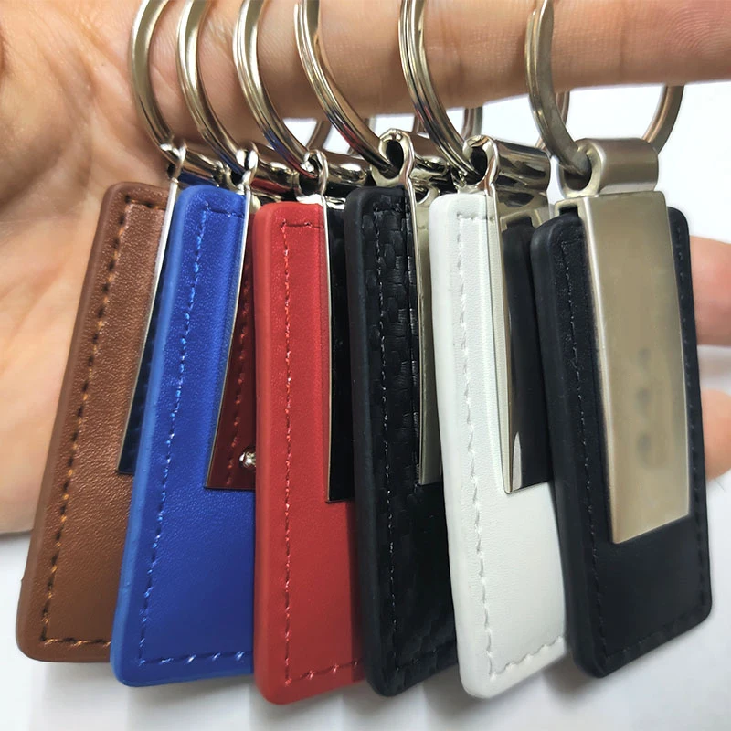 New leather metal car key chain keychain car key ring for Volvo R DESIGN C30 S60 XC60 S90 XC90 V60 S40 V40 V60 V90 car styling