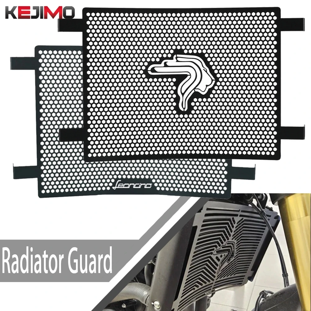 

Motorcycle Leoncino 800 Leoncino800 2020-2021 2022 2023 2024 For Benelli Aluminum Radiator Guard Protector Grille Grill Cover