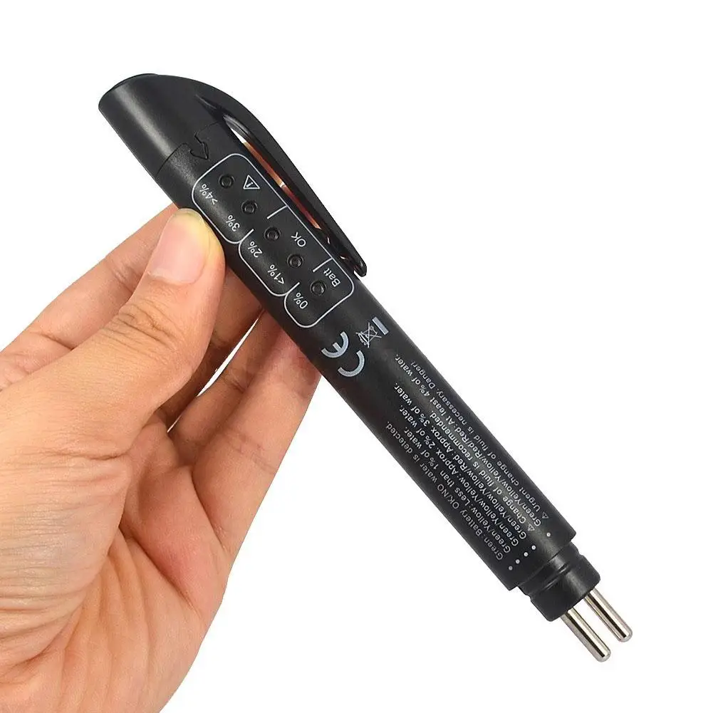 

Brake Fluid Tester Pen,Car Diagnostic Testing Tool with 5 LED Indicators, Auto Brake Diagnostic Checker Tool Car Accessories