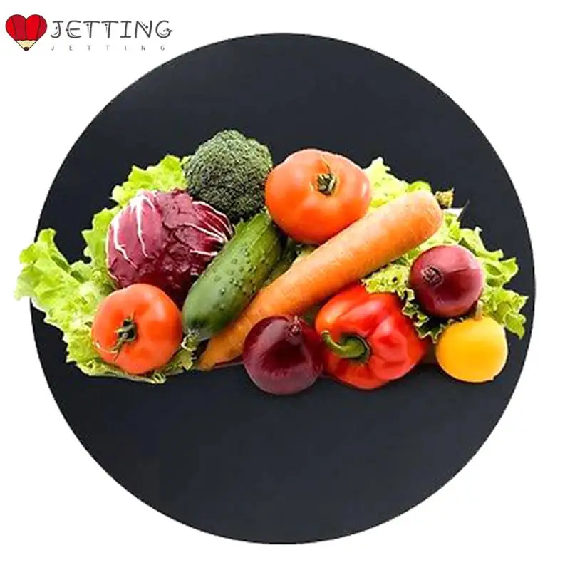 2 قطعة قابلة لإعادة الاستخدام الجولة غير عصا ورقة مفرش مقلاة الطبخ فراي بطانة ورقة سادة المطبخ شواء خبز الحصير الطبخ أداة #5