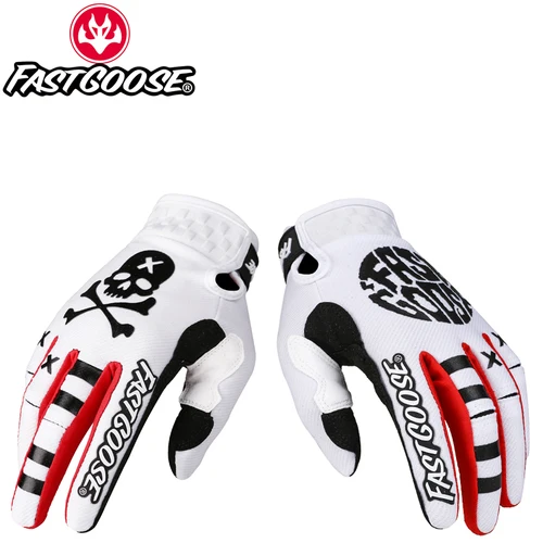 Imagen 2 del producto 2025 pantalla táctil estilo de velocidad Twitch guante de Motocross guantes para montar en bicicleta MX MTB todoterreno deportes de competición guante de ciclismo