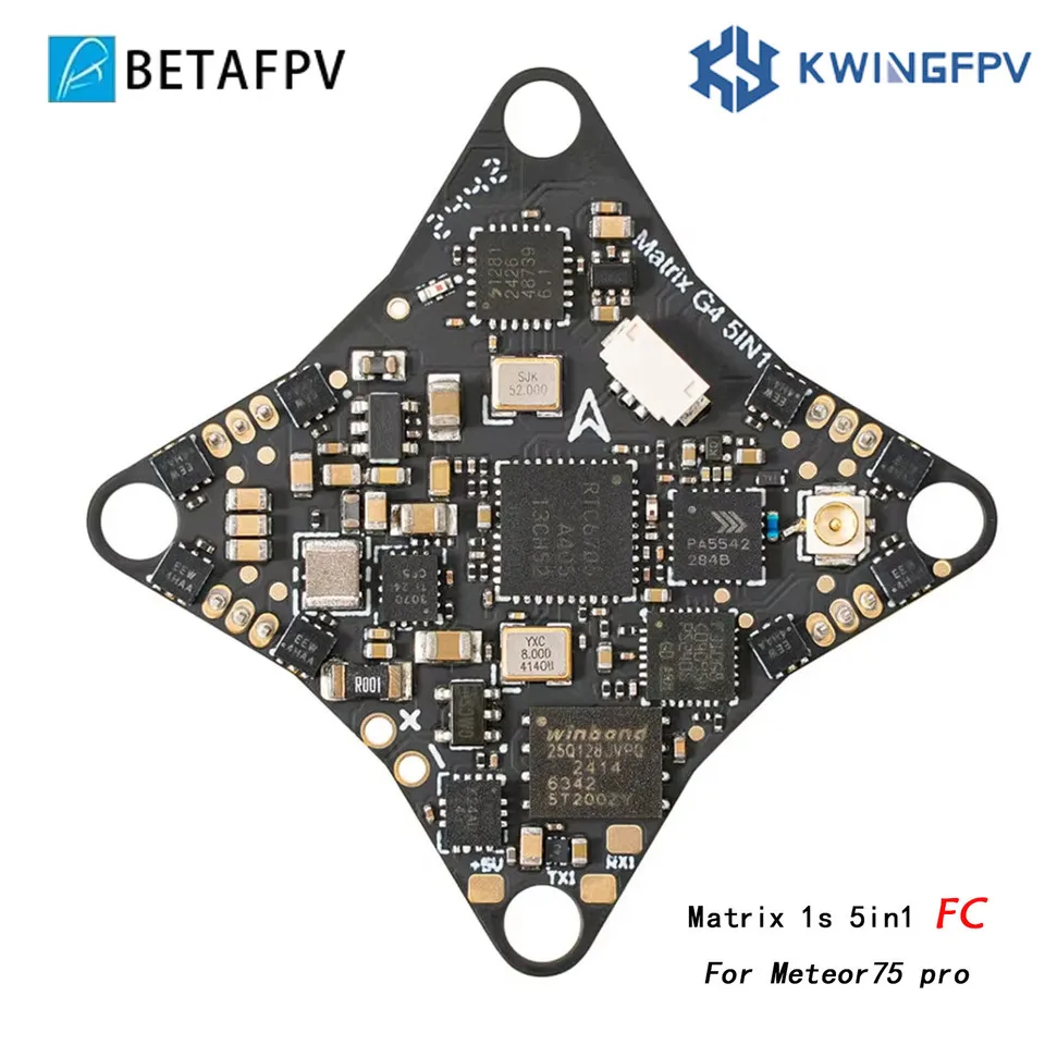 BETAFPV Matrix 1S 5IN1 FC Brushless Flight Controller AIO Meteor65 Pro Meteor75 Pro ELRS 2.4G Whoop Quadcopter Composite