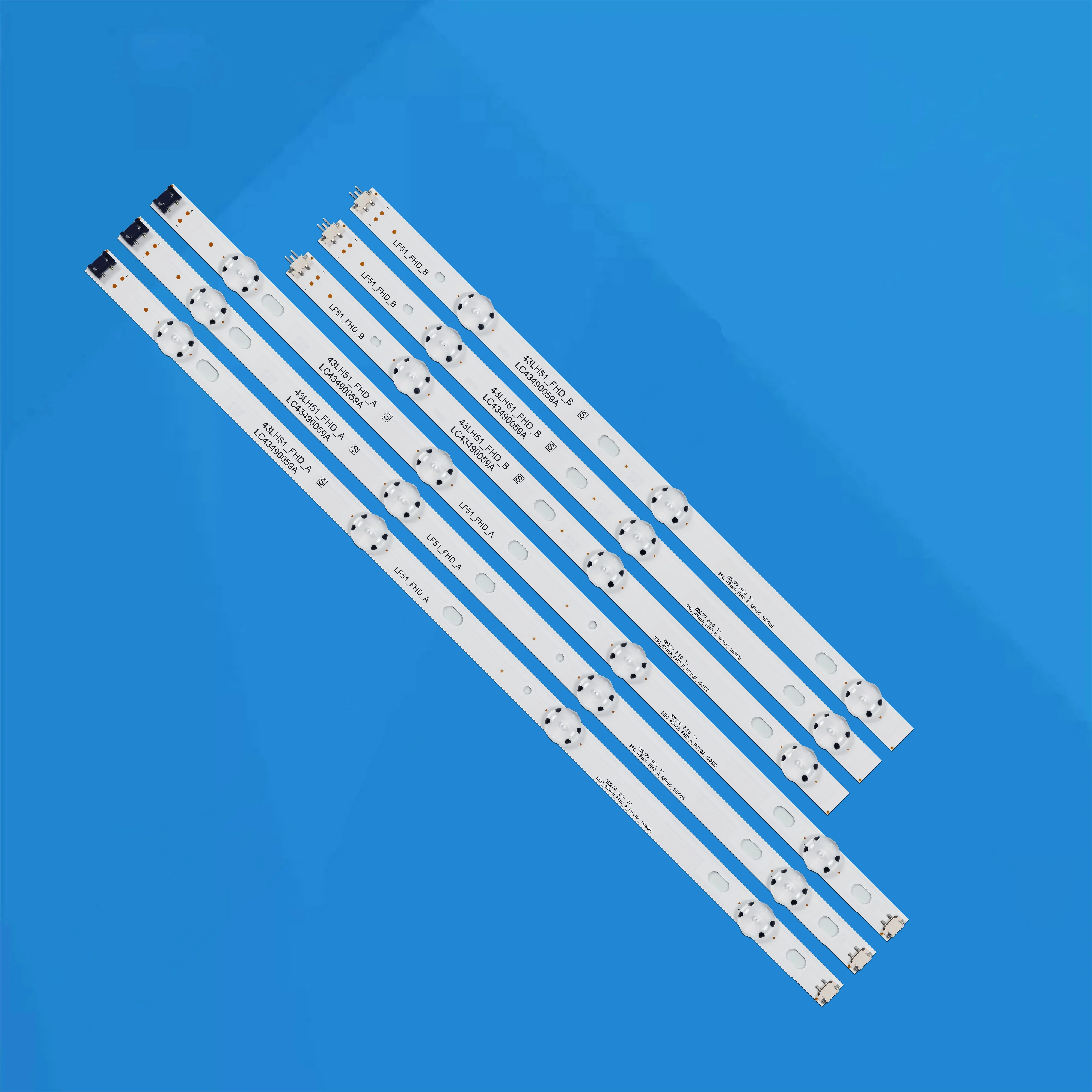 

НОВАЯ светодиодная лента подсветки для SSC_43Inch_FHD_A/B 43LH575V 43LH595V 43LH5600 43LJ5100 43LJ510T 43LJ510V 43LF51-FHD-A 43LF51-FHD-B