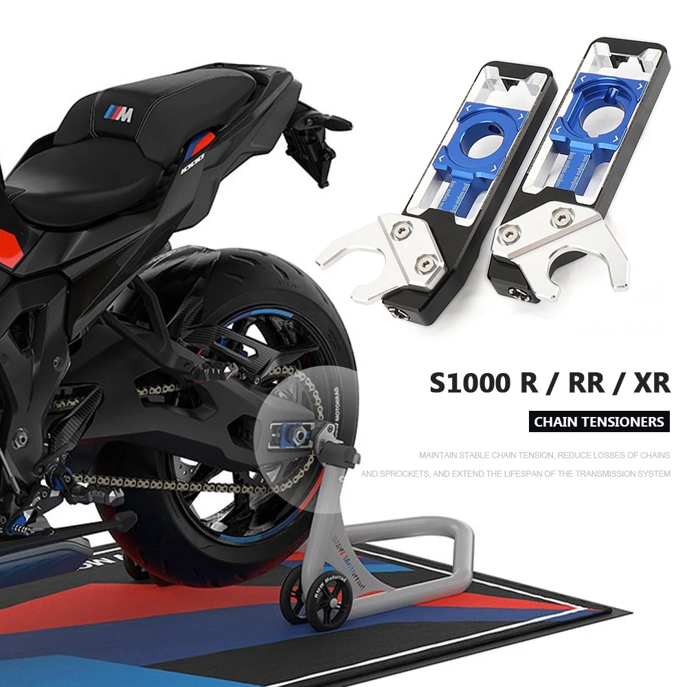 

Для BMW S1000RR S1000R S1000XR M1000R мотоцикла с ЧПУ, регулятор цепи заднего моста, комплект натяжителя, регулируемые ползунки S 1000 RR R XR